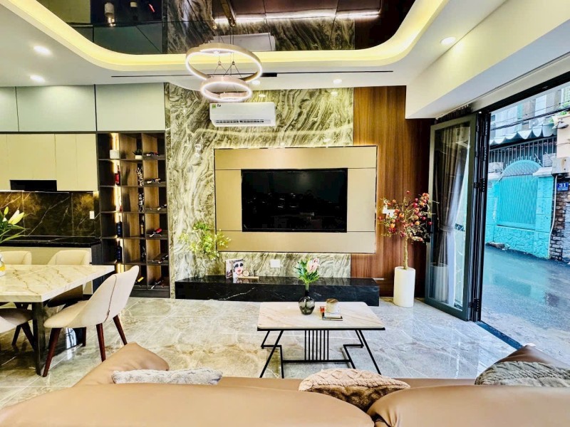 BÁN NHÀ MẶT TIỀN 60M2 4 TẦNG NGANG 6,4M GARA OTO ĐẸP KD ĐỈNH NGUYỄN KHUYẾN 9.95 TỶ. - Ảnh 3